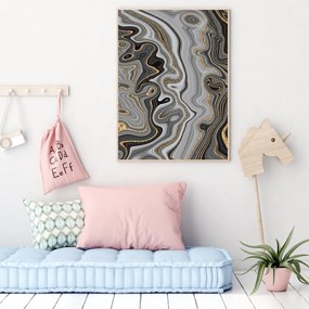 Poster - Abstracție cu linii (A4)