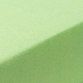 Cearşaf elastic jersey cu elastan verde 90 x 200 cm