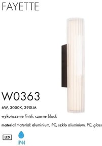 Aplica LED baie iluminat elegant IP44 Fayette H-31cm