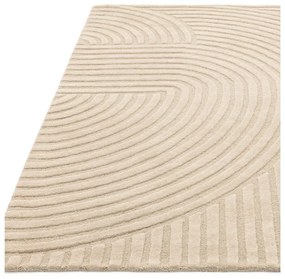 Covor bej din lână 200x290 cm Hague – Asiatic Carpets