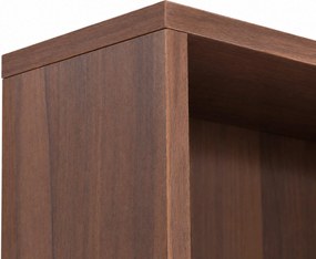 Biblioteca perete pentru camera,birou ,Sarcina 50kg,195x102x23.5cm,maro HOMCOM | Aosom Romania