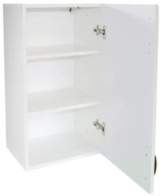 Corp superior 40 cu 1 usa Zebra MDF alb drept