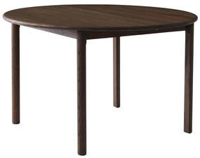Masă de dining rotundă extensibilă din lemn de stejar cu blat suplimentar ø 120 cm Noor – Hammel Furniture