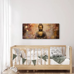 Tablou - Buddha, pictură (120x50 cm)