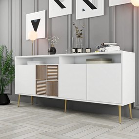Dulap Milhouse (Alb + Auriu). 1088855