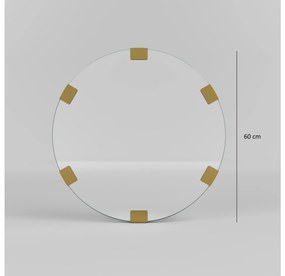 Oglindă decorativă Lalene (auriu) . 1093649