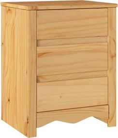 vidaXL Masă de cafea Drammen Stejar 45 x 35 x 56 cm Lemn de pin masiv