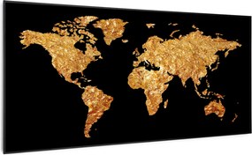 Klarstein Wonderwall Air Art Smart, încălzitor cu infraroșu, hartă galbenă, 120 x 60 cm, 700 W