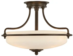 Lustră aplicată GRIFFIN 3xE27/100W/230V bronz Elstead QZ-GRIFFIN-SFS-PN
