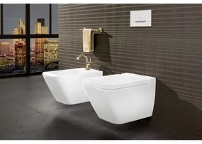 Bideu suspendat, Villeroy&amp;Boch Finion, 37.5x56cm, Alb Alpin CeramicPlus, 446500R1