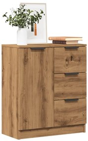 vidaXL Dulap, stejar artizanal, 60x30x70 cm, lemn prelucrat