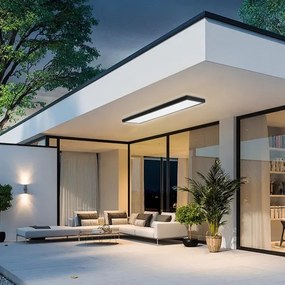 Brilagi-LED FRAME SMART Lampă de baie dimabilă LED/50W/230V IP44 negru + telecomandă