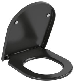 Capac WC Villeroy & Boch SUBWAY 8M42S1R7 - SoftClose, negru