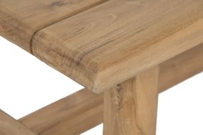 Măsuță de cafea din lemn masiv de teak, 180×70×40 cm, „Kayu"