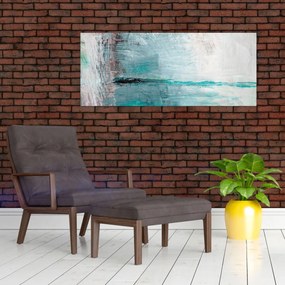 Tablou - pictură abstractă în ulei (120x50 cm)