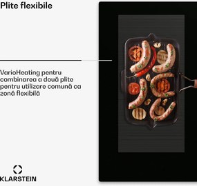 Klarstein Delicatessa 90 Full Flex plita incorporabila cu inductie 6 zone 10 500 W