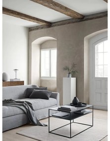 Măsuță de cafea neagră din metal 50x90 cm Fera – Blomus