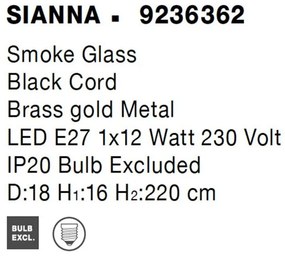 Lustra, Pendul design modern SIANNA