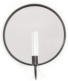 Oglinda cu suport pentru lumanare Rond 24/12/30 cm
