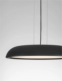 Lustra LED suspendata stil modern FELICIA negru 60cm