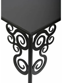 Suport pentru flori 60x24 cm, negru