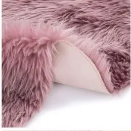 Covor blana sintetica Culoare roz, DOKKA SHAGGY Dimensiuni: 50 x 150 cm