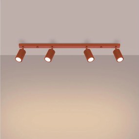 Brilagi - Spot LED CRESTO 4xGU10/10W/230V roșu