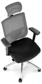 Scaun de birou ELMIR negru/gri