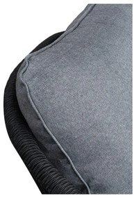 Canapea de grădină cu 2 locuri Bonami Selection North, negru