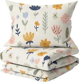 Lenjerie de patut din bumbac Renforce FLORI DREAM colorata Dimensiune lenjerie de pat: 45 x 65 cm | 90 x 135 cm