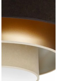 Plafonieră LED Duolla LUNETA LED/26W/230V d. 60 cm 4000K maro/auriu