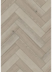 Mexen Wind Cave eșantion de panouri din vinil model heringbone 635 x 127 mm SPC 6,5 mm, suport PEX 1,5 mm, 4 V-Fuga, stejar