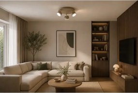Brilagi - Spot LED RGB dimmabil MONO 3xGX53/14W/230V Wi‑Fi Tuya bej/auriu