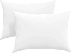 vidaXL Perne pentru canapea 2 pcs Alb 70 x 50 cm țesătură