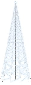 Brad de Craciun cu tarus, 3000 LED-uri, alb rece, 800 cm 1, Alb rece, 800 x 230 cm, Becuri LED in forma zigzag