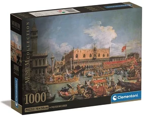 Artă View of the Ducal Palace Puzzle Clementoni Compact de 1000 de piese