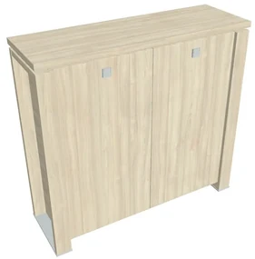 Dulap mediu Verno+ 140 x 46 x 130 cm, salcâm