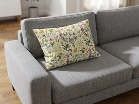 Husa decorativa pentru perna HERBELLE 50x70 cm, crem