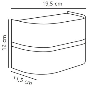 Aplică de exterior Nordlux SIBELIS 1xE27/10W/230V IP44 antracit