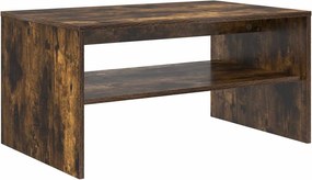 vidaXL Masă de cafea Stejar fumuriu 80 x 50 x 40 cm Lemn compozit