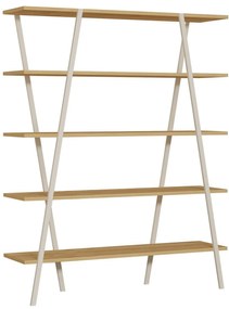 Set mobilier birou Daborotta (Stejar zafir + alb). 1107152
