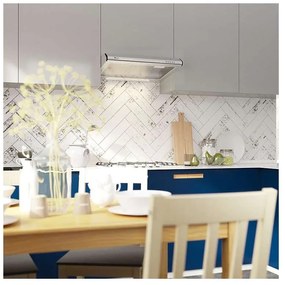 Hota traditionala Tornado Bona 10 (50) LED, 1 motor, latime 50 cm, absorbtie 380 m3/ora, filtru anti-grasimi aluminiu 5 straturi, Inox
