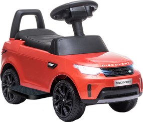AIYAPLAY Mașinuță Electrică pentru Copii 18 Luni-5 Ani cu Licență Land Rover cu Muzică, USB și MP, 65x43x40 cm, Roșu | Aosom Romania