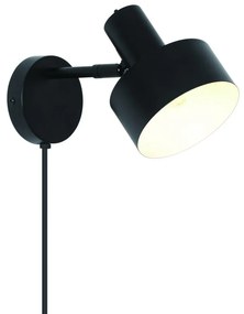 Aplica cu spot directionabil design nordic Matis negru