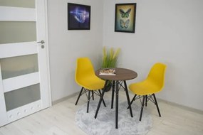 Masă rotundă ANELLO Dark Ash 60cm