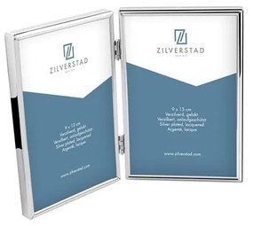 Ramă foto argintie de sine stătătoare/de suspendat din metal 26x18 cm Sweet Memory – Zilverstad