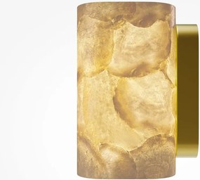 Aplica de perete Maris din metal auriu si scoica Capiz