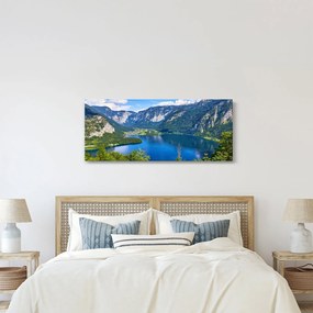 Tablou - Lacul Hallstatt, Hallstatt, Austria (120x50 cm)