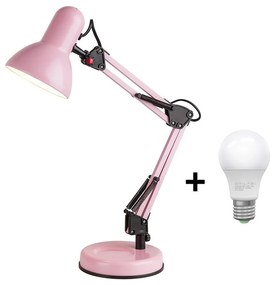 Lampă LED de masă ROMERO 1xE27/10W/230V roz Brilagi