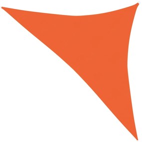 Panza parasolar, portocaliu, 3,5x3,5x4,9 m, HDPE, 160 g m  ²